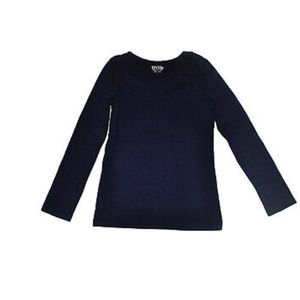NEW 77 Kids by American Eagle Dark Navy Blue Girls Shirt Size L (12)